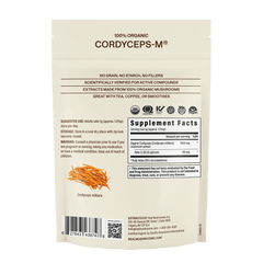Organic Cordyceps-M® Mushroom Extract Powder – Bulk Supplement
